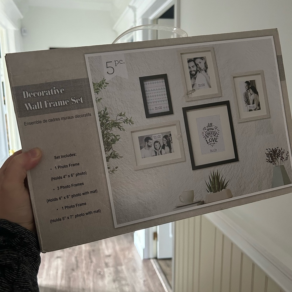 5 piece wall frame set